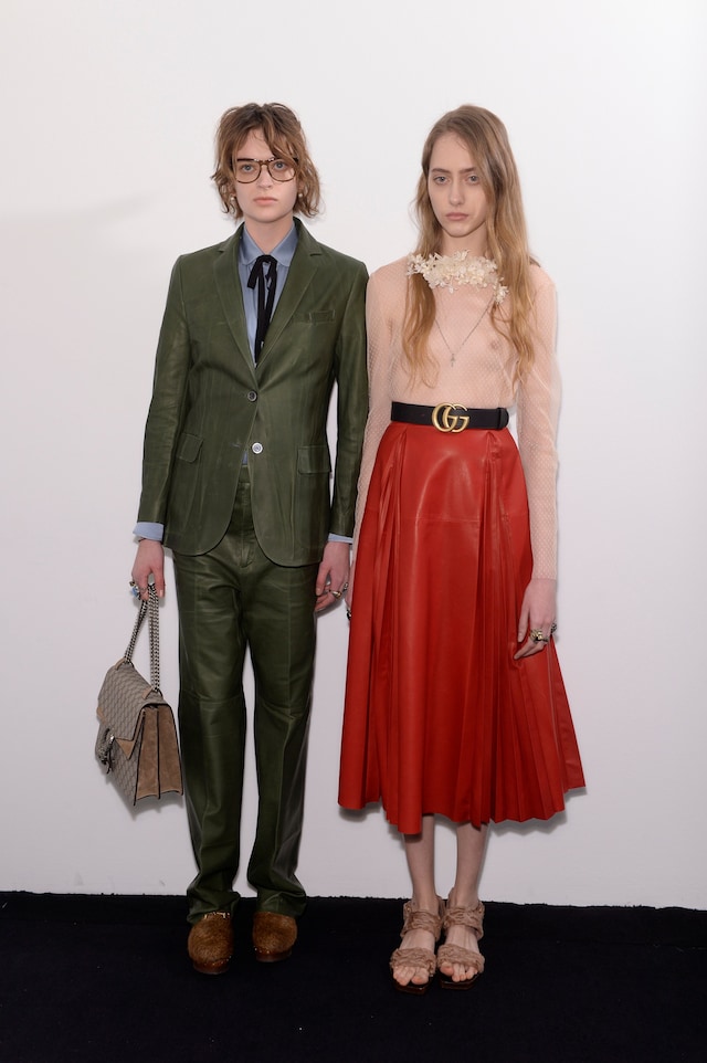 Gucci AW15 Dazed backstage Womenswear androgyny prom nerd 0