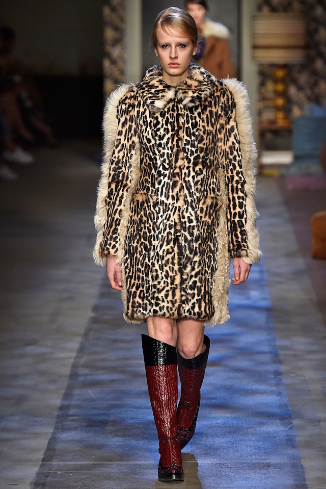Erdem AW15, Leopard Print, Fur, Riding Boots 12