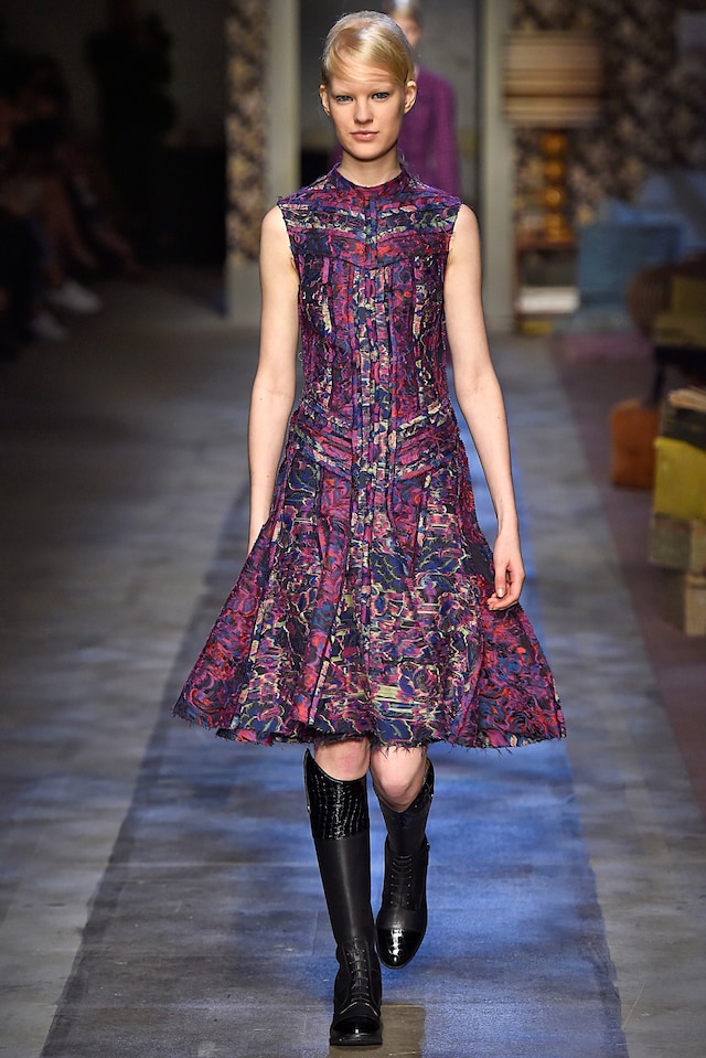 Erdem AW15, Structure, Frayed Hem, Floral 20