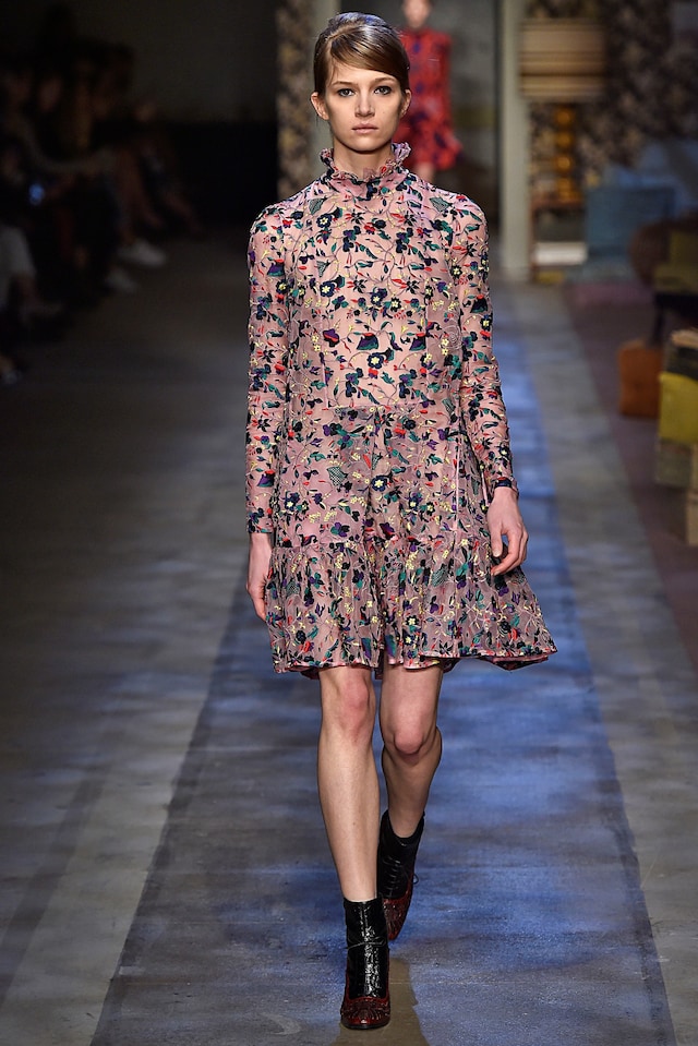 Erdem AW15, Floral, Pleats, Ruffles 21