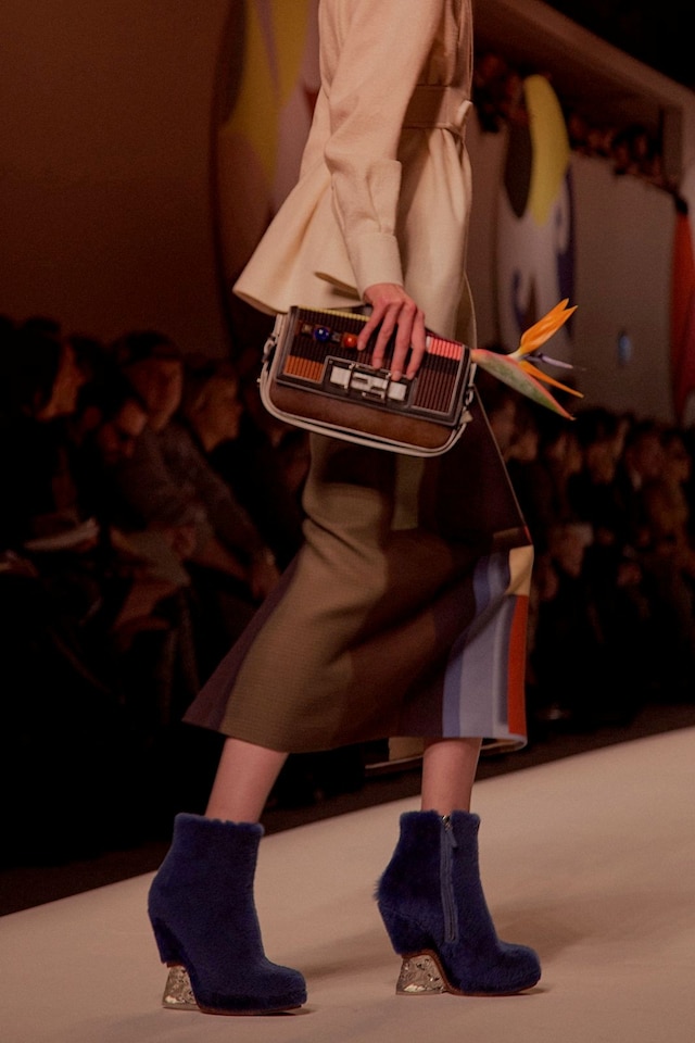 Fendi AW15, Womenswear, Dazed Clear Wedge Heel Fur Boots 29