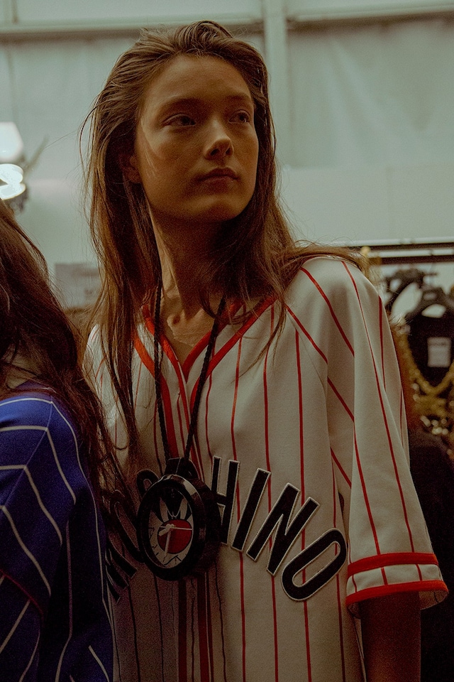 Moschino AW15, Womenswear, Dazed backstage, Milan, 80s 6