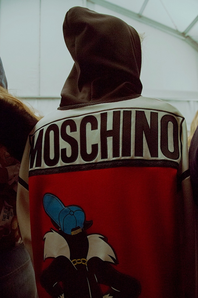 Moschino AW15, Womenswear, Dazed backstage, Milan, 80s 24