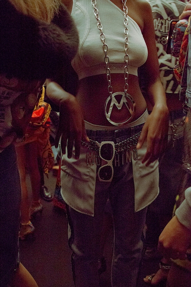 Moschino AW15, Womenswear, Dazed backstage, Milan, 80s 19