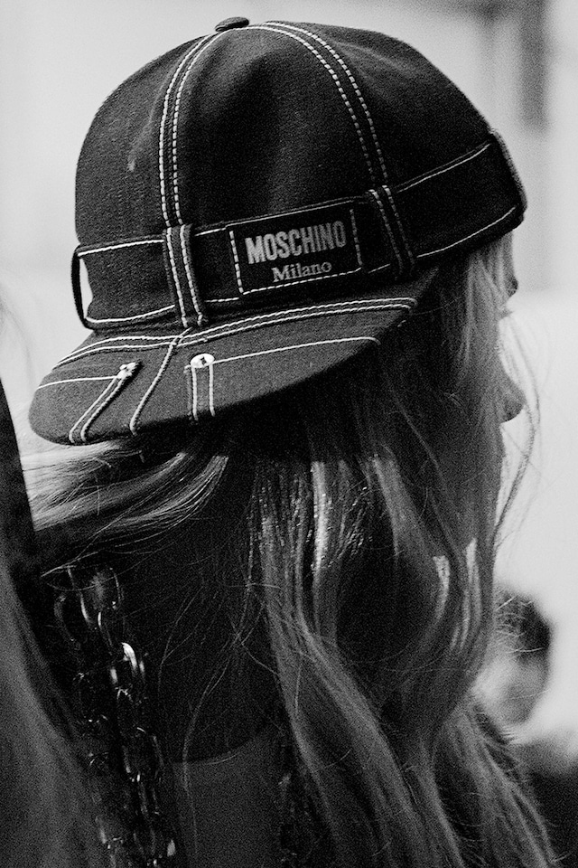 Moschino AW15, Womenswear, Dazed backstage, Milan, 80s 26