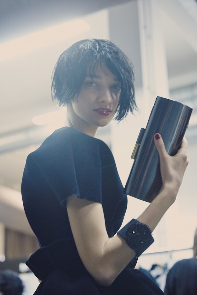 Emporio Armani AW15 Womenswear Dazed backstage clutch detail 19