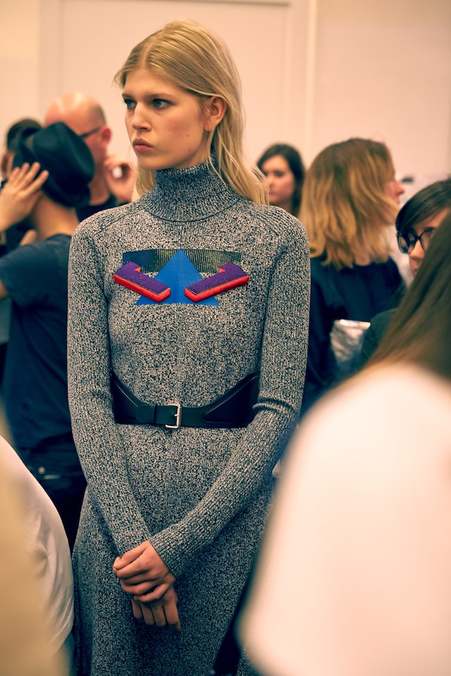 Iceberg AW15 Dazed backstage womenswear knitwear 90s 5