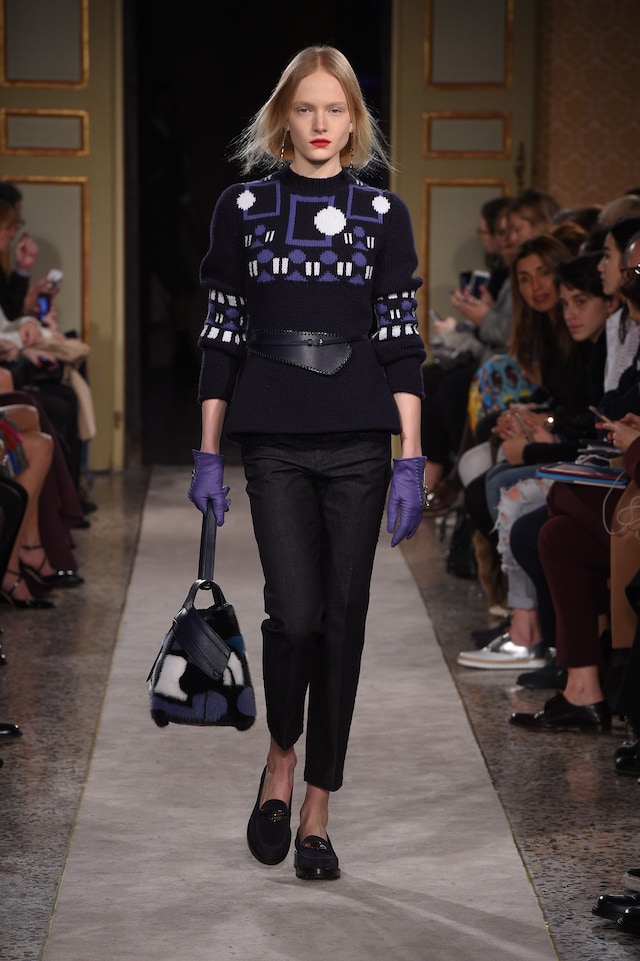 Tod&#39;s AW15, Dazed Digital, womenswear, graphic knit jumper 8