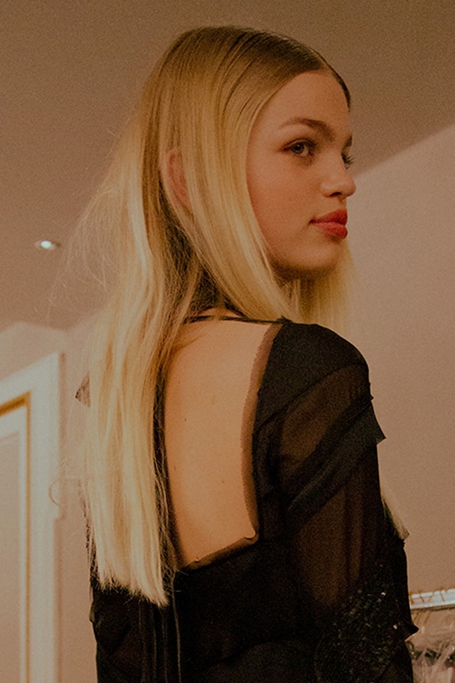 Emilio Pucci AW15 Dazed backstage Womenswear backless 3