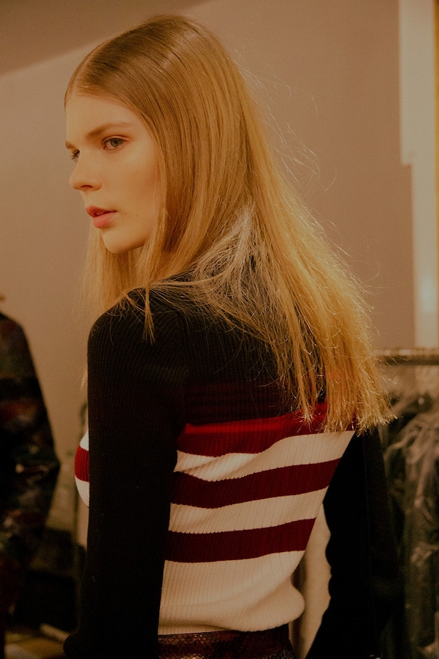 Emilio Pucci AW15 Dazed backstage Womenswear sweater knit 6