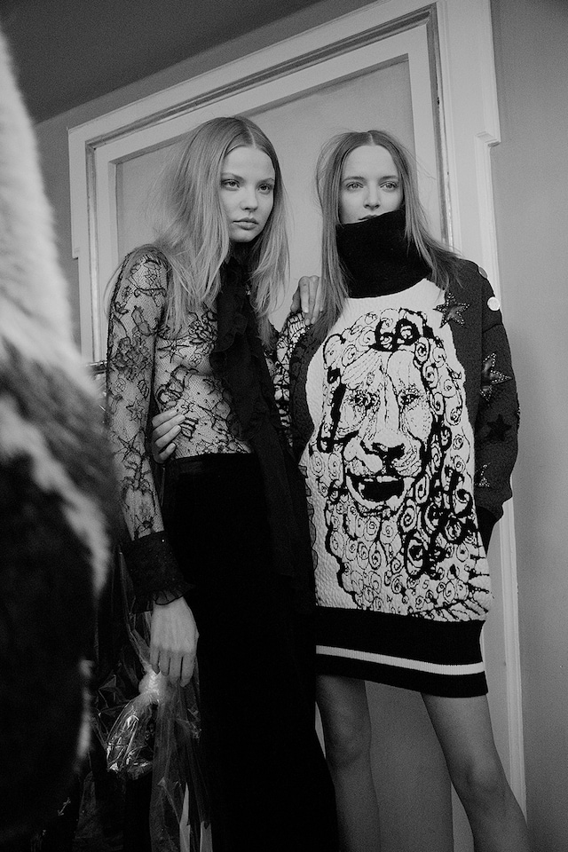 Emilio Pucci AW15 Dazed backstage Womenswear leo astrology 4