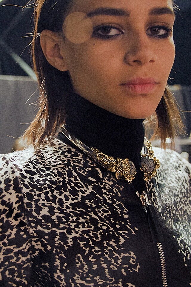 Roberto Cavalli AW15 Dazed backstage Womenswear binx walton 4