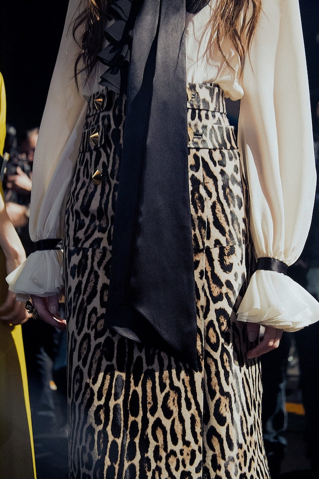 Roberto Cavalli AW15 Dazed backstage Womenswear bouffant 15