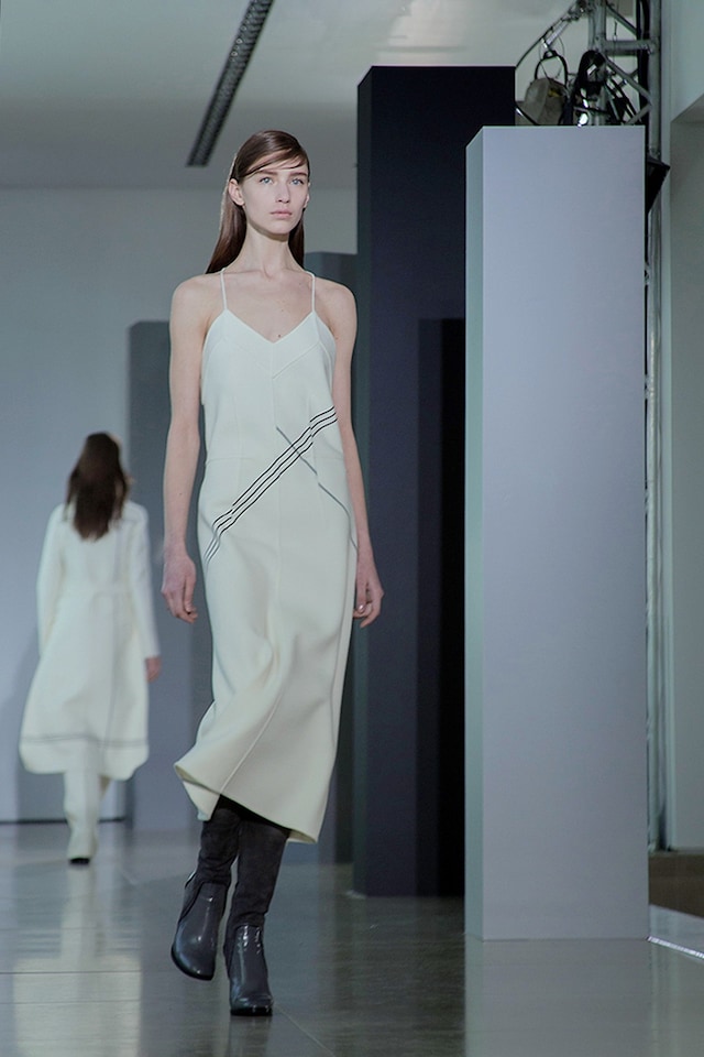 Jil Sander AW15, Dazed runway, Womenswear, Spaghetti Strap 11
