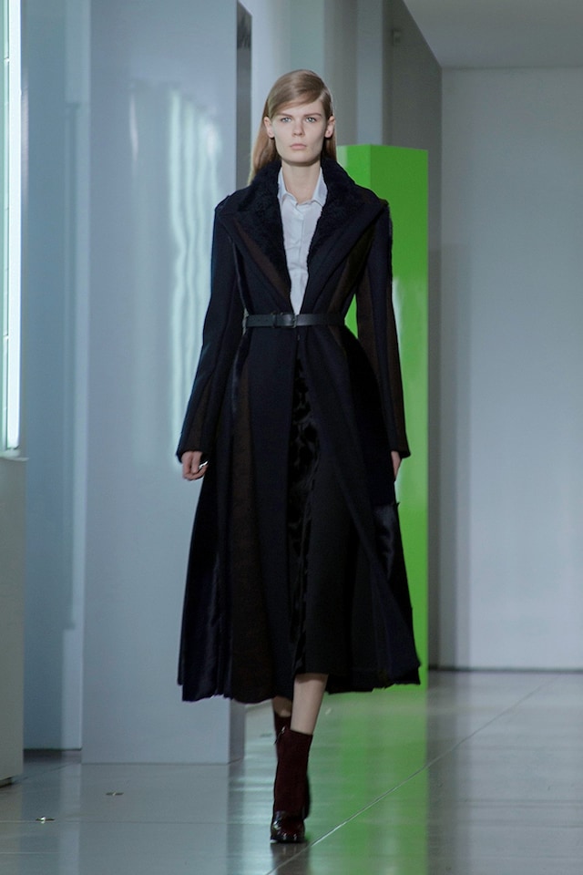 Jil Sander AW15, Dazed runway, Womenswear,White Collar Shirt 15