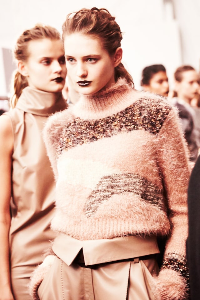 Trussardi AW15, Dazed backstage, Milan, Womenswear 0