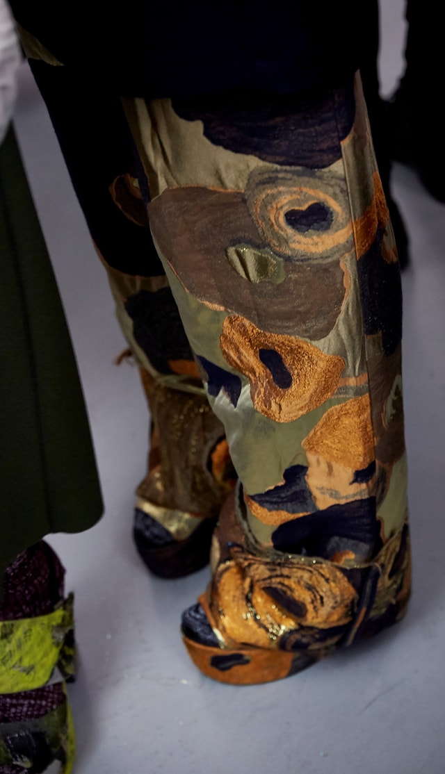 Erika Cavallini AW15 Dazed backstage Womenswear platform 19