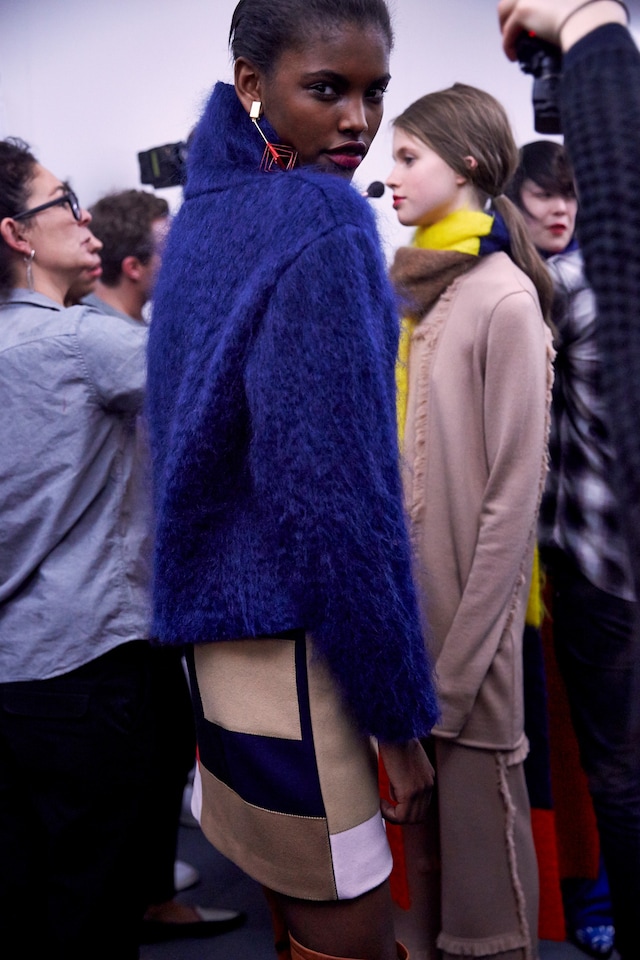 MSGM AW15, Dazed, Womenswear, Patchwork Skirt, Fluffy 10