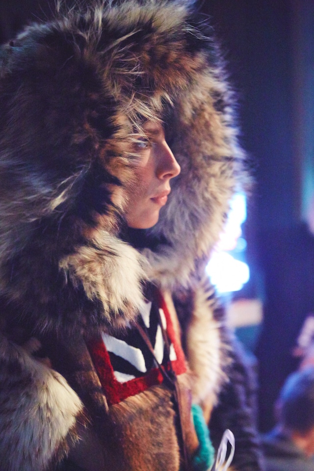 Dsquared2 AW15 Dazed backstage Womenswear fur hood 10
