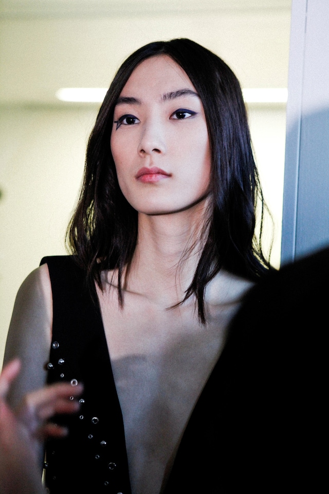 Anthony Vaccarello AW15, Dazed backstage, Womenswear, Paris 11