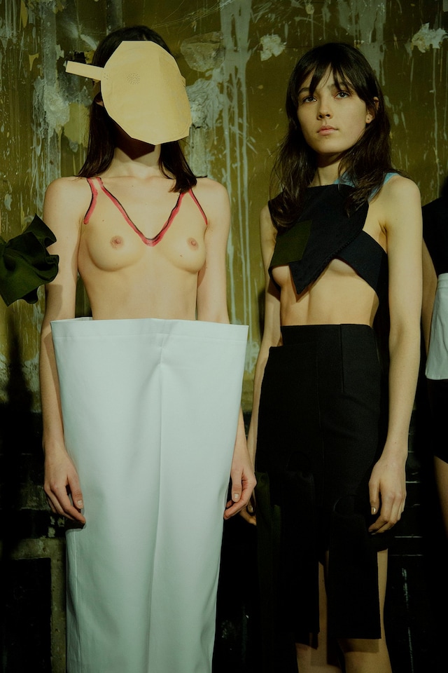 Jacquemus AW15 Dazed backstage Womenswear transparent 5