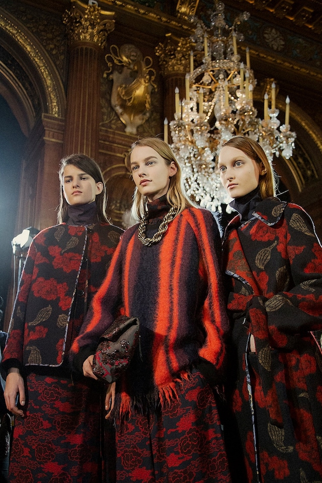 Dries Van Noten AW15, Dazed backstage, Paris, Womenswear 1