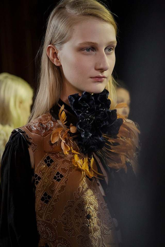 Dries Van Noten AW15, Dazed backstage, Paris, Womenswear 8