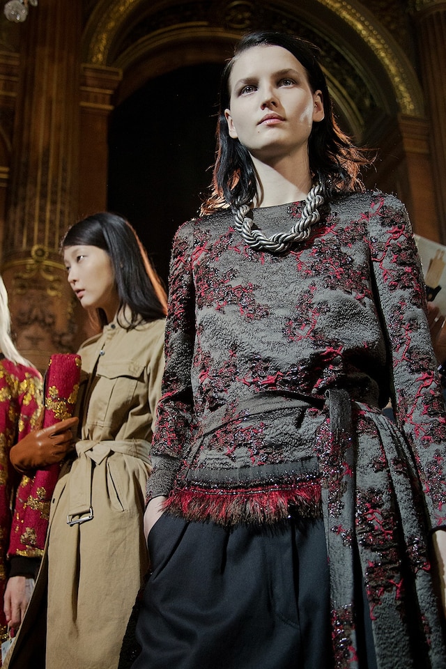 Dries Van Noten AW15, Dazed backstage, Paris, Womenswear 11