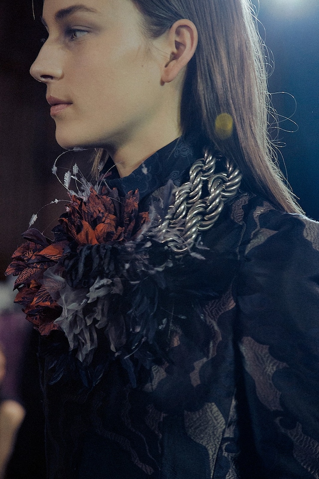 Dries Van Noten AW15, Dazed backstage, Paris, Womenswear 23