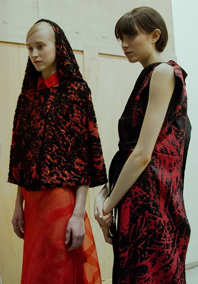 Vionnet AW15, Dazed backstage, Paris, Womenswear 4