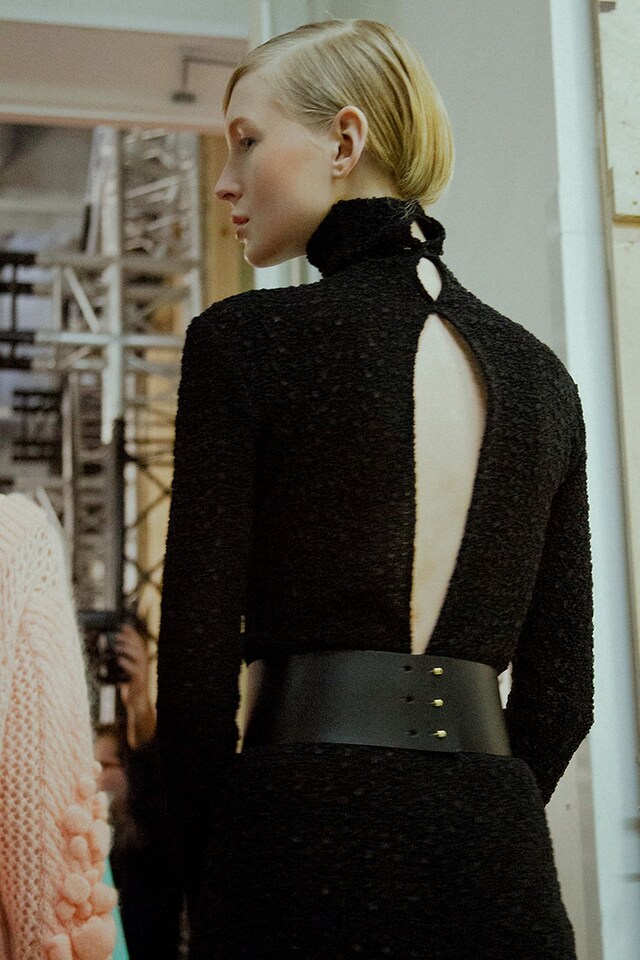 Vionnet AW15, Dazed backstage, Paris, Womenswear 18