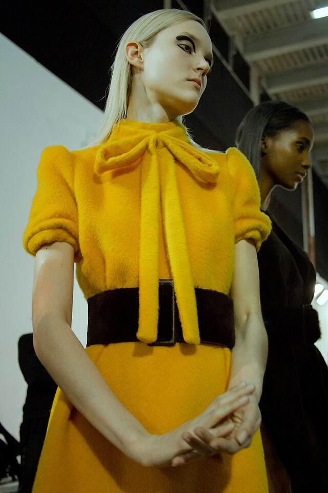 Rochas AW15, Dazed backstage, Womenswear 2