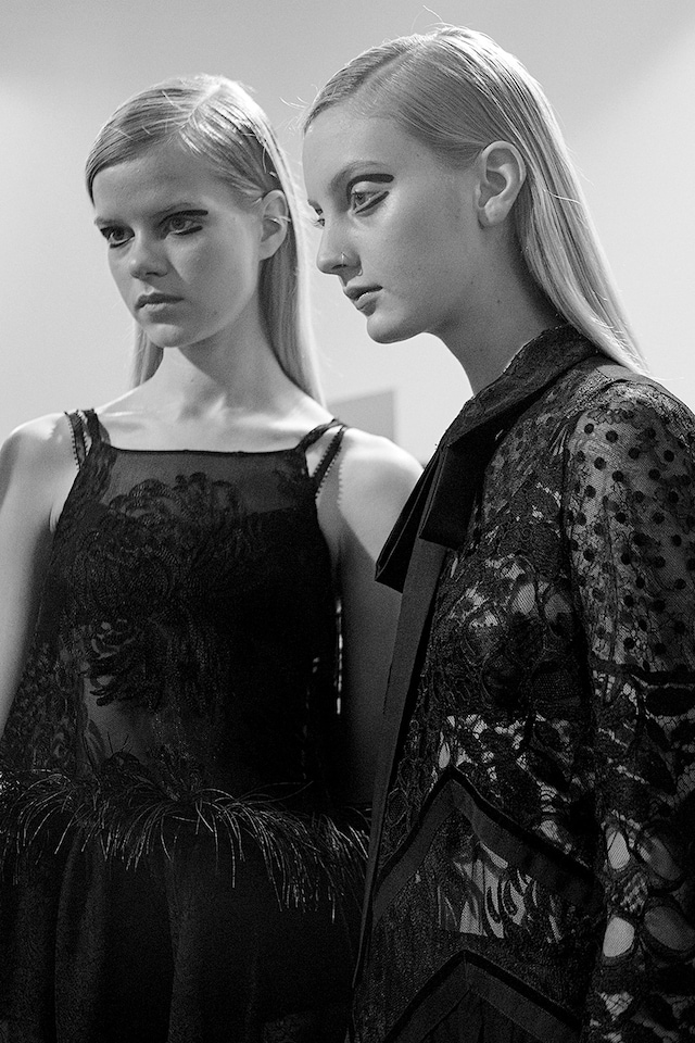 Rochas AW15, Dazed backstage, Womenswear 7