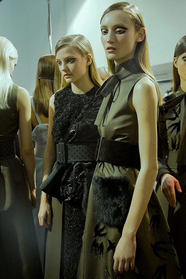 Rochas AW15, Dazed backstage, Womenswear 14