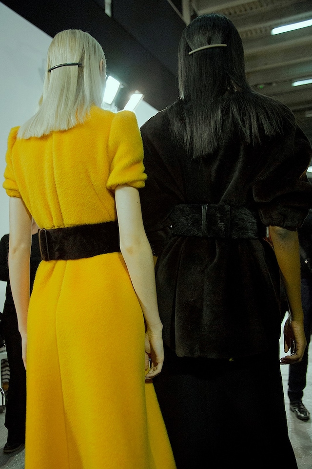 Rochas AW15, Dazed backstage, Womenswear 21