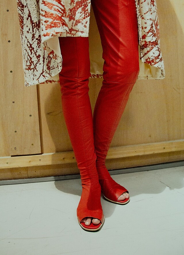 Vionnet AW15, Dazed backstage, Paris, Womenswear 23