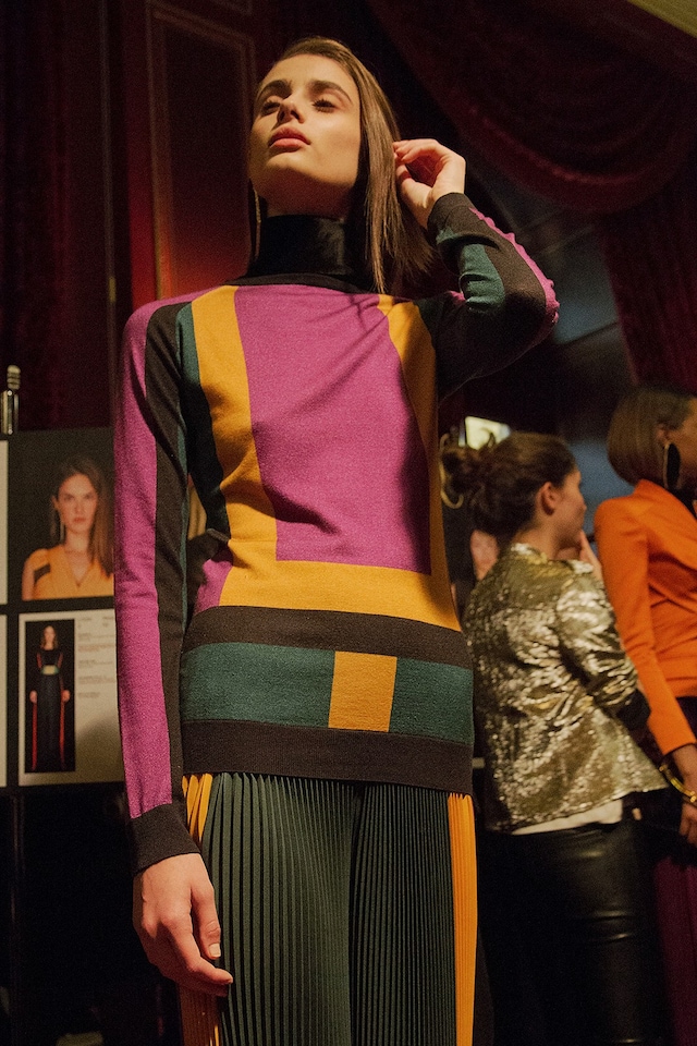 Balmain AW15, Womenswear, Dazed backstage, Paris 19