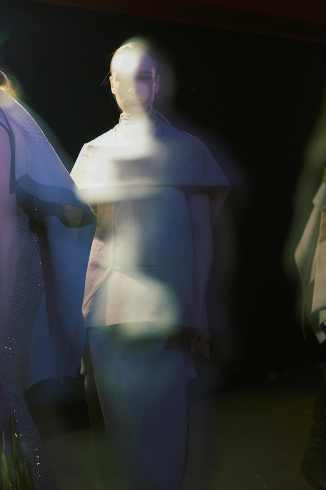 Rick Owens AW15, Dazed, womenswear white blur 17