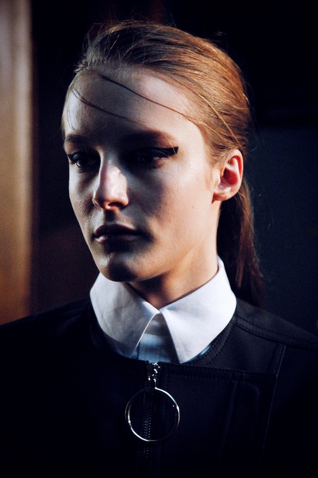 Paco Rabanne AW15, Dazed backstage, Womenswear, Paris 11