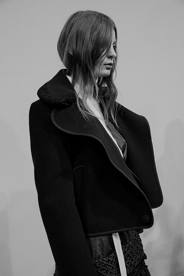 Carven AW15, Dazed backstage, Womenswear, Paris 22
