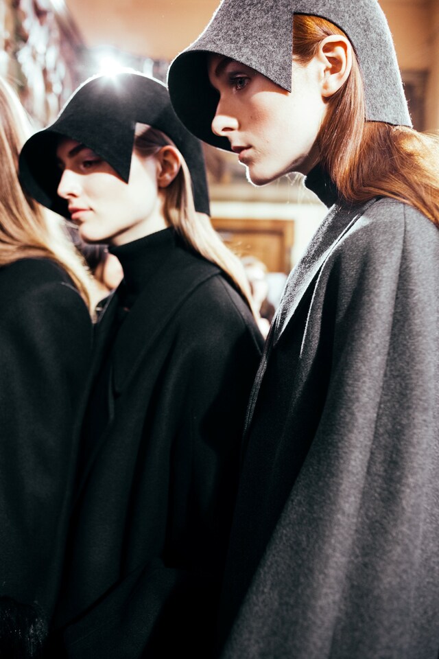 Hussein Chalayan AW15, Dazed backstage, Paris, Womenswear 6