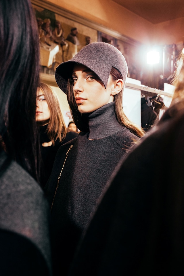 Hussein Chalayan AW15, Dazed backstage, Paris, Womenswear 22