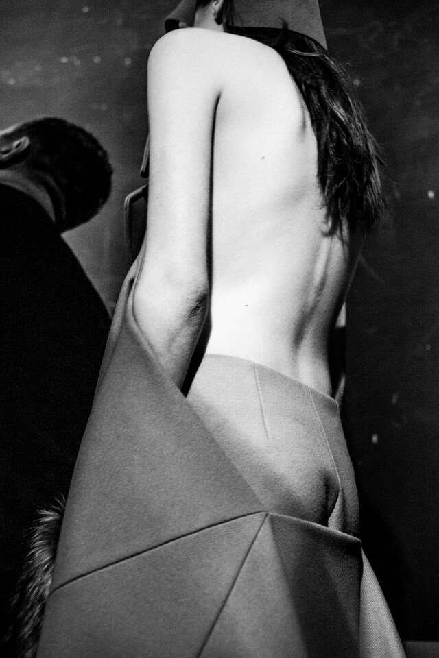 Hussein Chalayan AW15, Dazed backstage, Paris, Womenswear 30