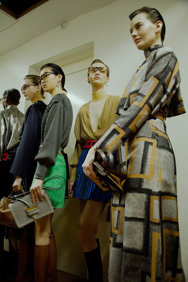 Loewe AW15, Dazed backstage, Womenswear, Paris 13