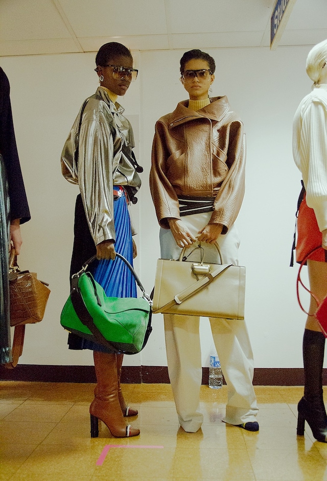 Loewe AW15, Dazed backstage, Womenswear, Paris 19
