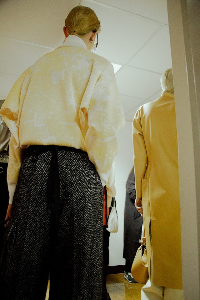 Loewe AW15, Dazed backstage, Womenswear, Paris 28