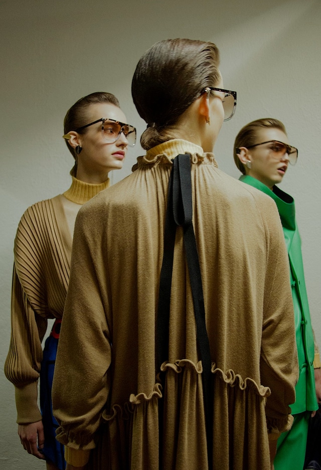 Loewe AW15, Dazed backstage, Womenswear, Paris 23