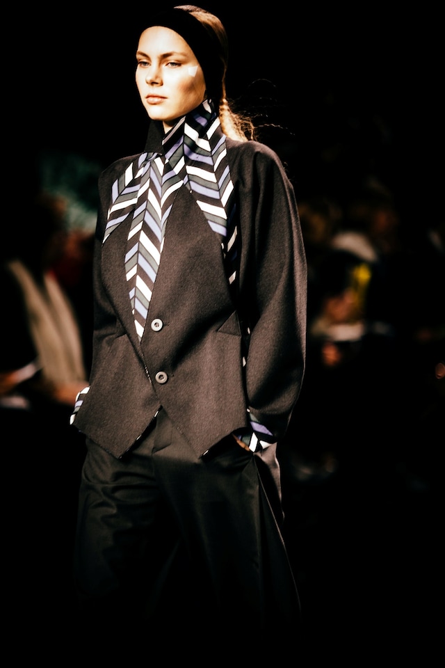 Issey Miyake AW15, Dazed backstage, Womenswear, Paris 17