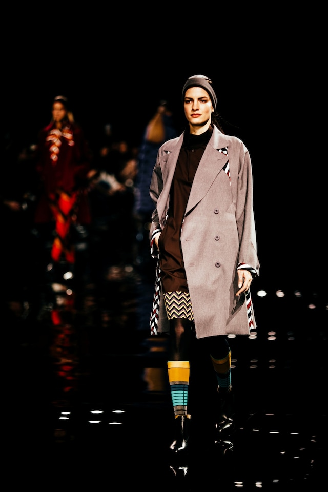 Issey Miyake AW15, Dazed backstage, Womenswear, Paris 22