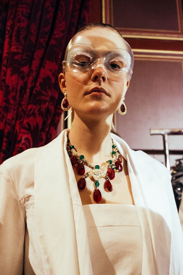 Undercover AW15, Dazed backstage, Womenswear, Paris 9